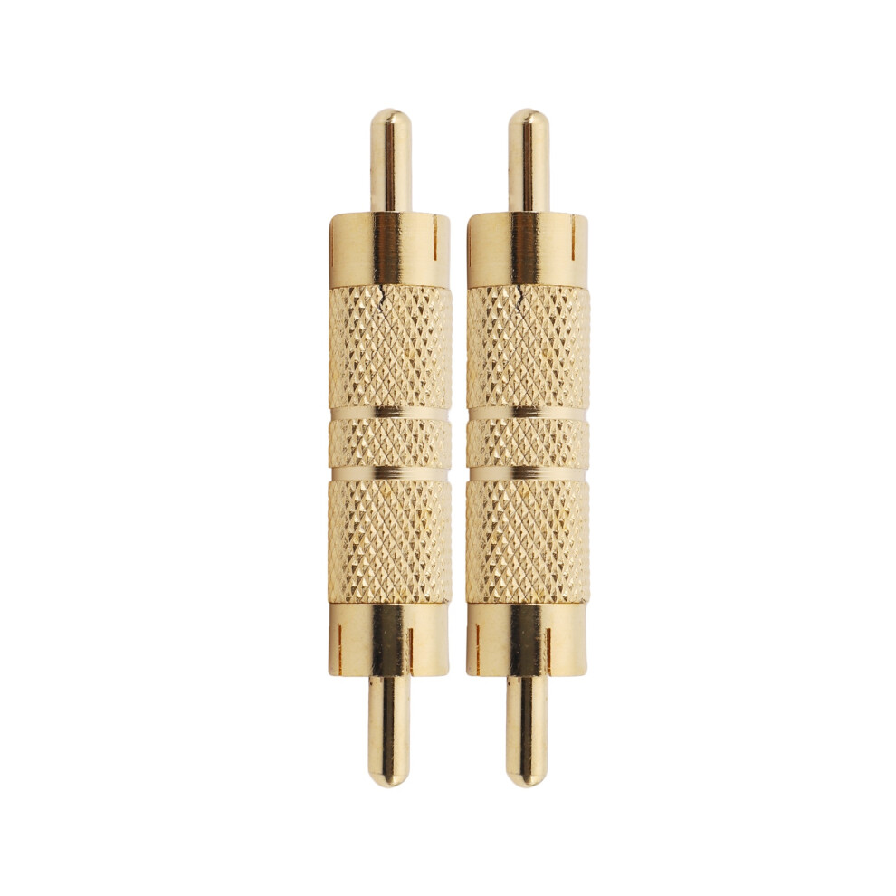 Photos - Cable (video, audio, USB) Professional Male to Male Adapter Converter (2 Pack)