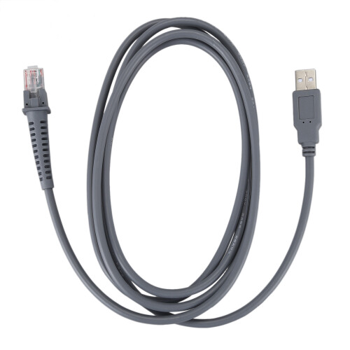 1 câble de 2 m (7 pi) pour lecteur de codes-barres LS4278 LS2208 2208AP 2