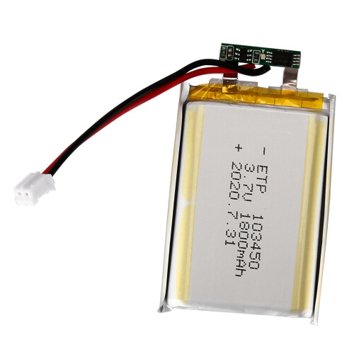 103450 3.7V 1800MAH lipo polymer lithium rechargeable battery 1