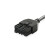 Cable de interfaz de entrada auxiliar negro compatible con 5