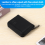 Leather Men Wallet Card Pack Zipper Card Bag Black 6