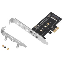 PCIE-zu-M.2-Adapter 3.0 x1 zu NVMe-SSD-Adapter, unterstützt SSDs der Formate 2230 und 2242.