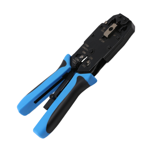Alicate de crimpagem para conectores RJ45 de 10, 8, 6 e 4 pinos. 2
