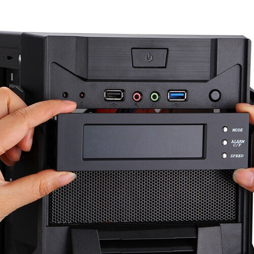 Controlador de velocidade de ventoinha de 5,25 polegadas para gabinete de computador 2