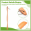 Lange schoenlepel van 75 cm – houtnerf-look, modieus ontwerp 7