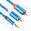 Rozbočovací kábel pre slúchadlá 3,5 mm jack samec - 2 samce, 1,8 m 7