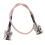 Conjunto de 4 cabos 3G HD SDI com conector BNC de 30 cm e 75 ohms para câmeras. 7