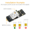 Adattatore M.2(NGFF) Key B con slot SIM per modulo 3G/4G/5G 6