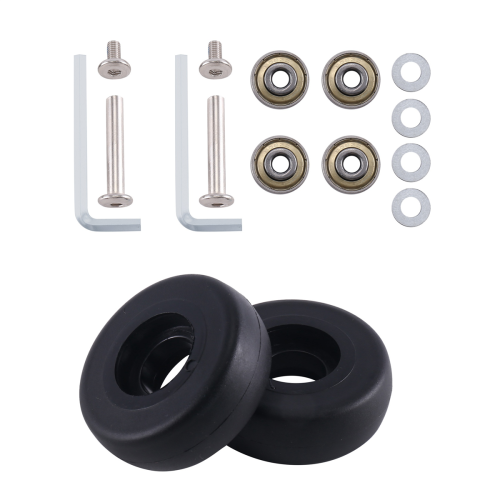 48Mm X18Mm 1 Pair Luggage Suitcase Replacement Wheels 1