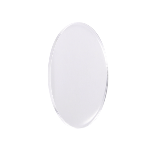 Transparent 3mm thick Mirror Acrylic round Disc Diámetro:100mm 2