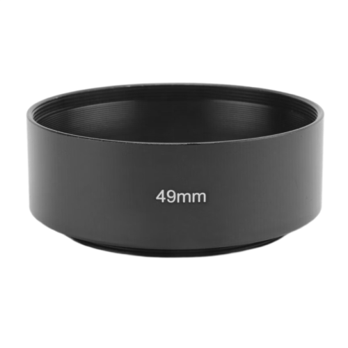 49 mm standard motljusskydd i metall för 2