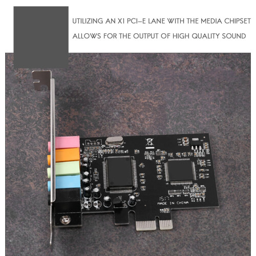 Scheda audio PCIe 5.1 per PC con elevate prestazioni Direct Sound 2