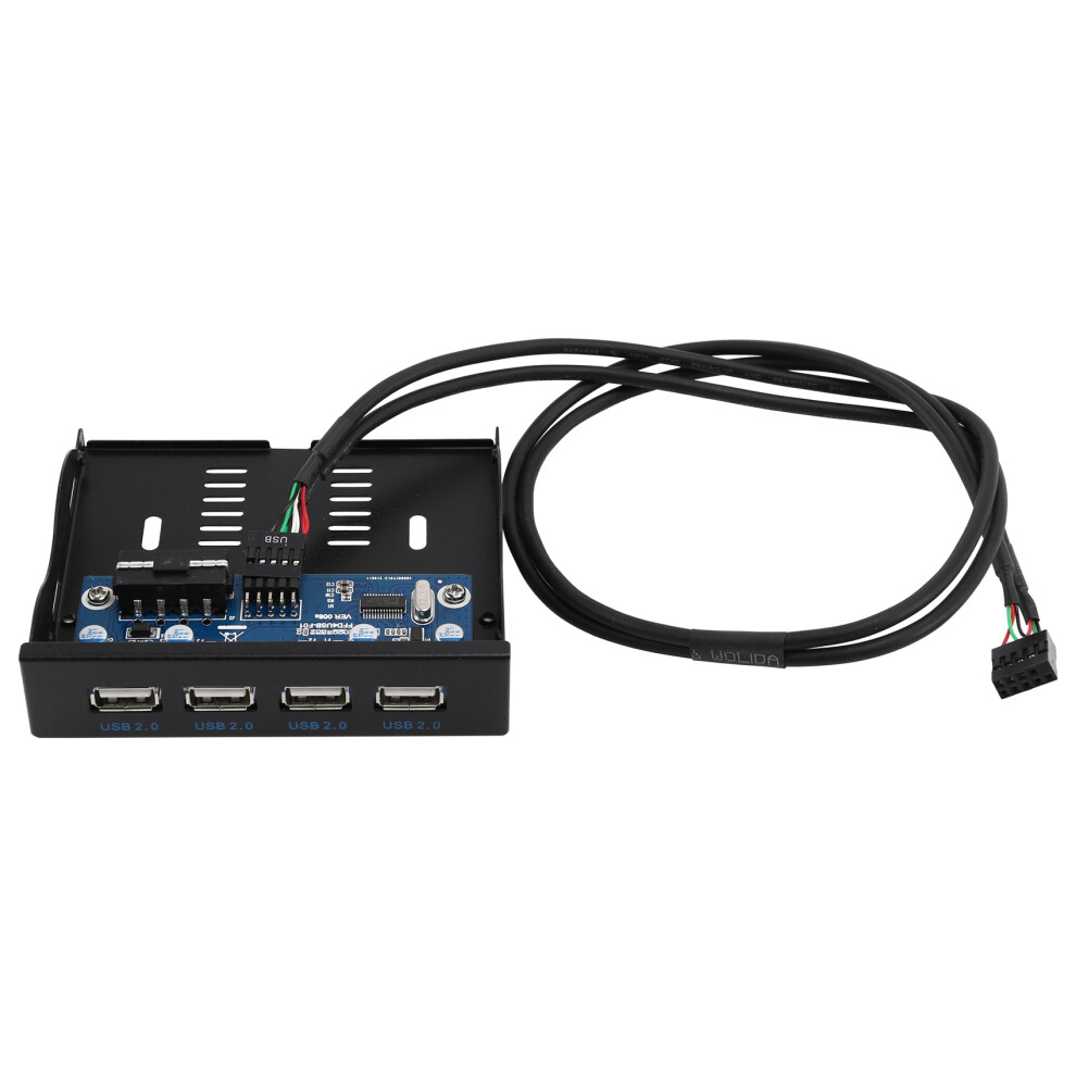 3.5 Inch Floppy Bay 4 Ports Usb 2.0 Hub Usb2.0 Front Panel Adapter 4853934871088