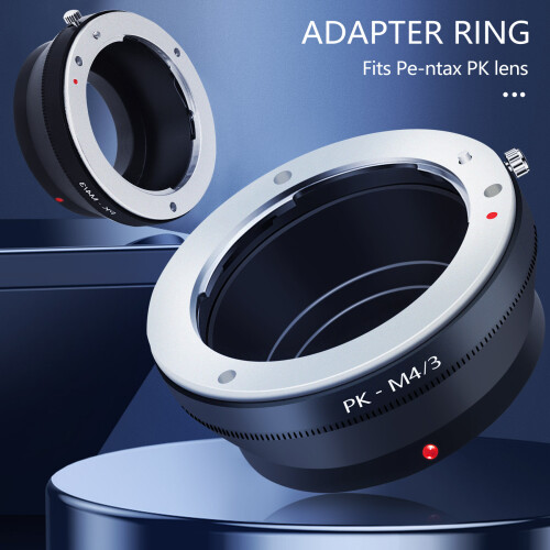 Pk-/3 Adapterring För Pk-objektiv Till Micro 4/3 M43 Kamerahus 1