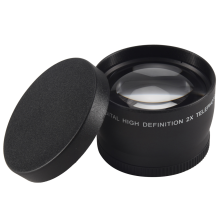 58mm 2X teleobjektiv telekonverter för