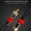 Digital Audio Cable Male Speaker Hifi Subwoofer Cable AV 2M 2