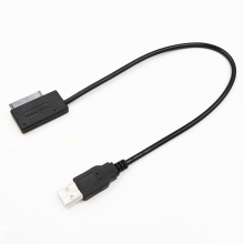 Adaptador USB de 35 cm para PC, convertidor de CD/DVD ROM de 6P+7P a USB 2.0
