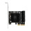 PCIe x4 till 6-port expansionskort som stöder 16 TB hårddiskkort 1