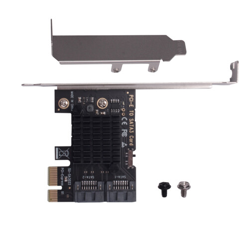PCIe naar 3.0 6G SSD-adapter PCI-E PCI Express X1-controller 2