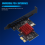 PCIE USB 3.1 GEN2 Typ-E expansionskort, för 10/8 4