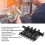 Controlador de velocidade para ventoinhas de PC com 8 canais e 4 botões, 12V 2