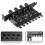 Controlador de velocidade para ventoinhas de PC com 8 canais e 4 botões, 12V 4