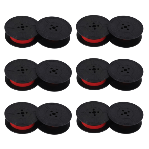6Pack Typewriter Ribbon Twin Spool Red & Black for Most Typewriter 1