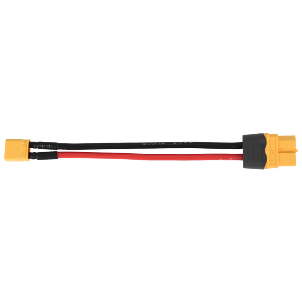 Xt60 To Xt30 T-Plug Connector With 16Awg Silicone Wire 100Mm 4853934827726