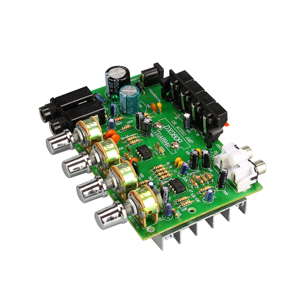 Bez Marki Dc 12V 40W+40W Stereo Audio Amplifier Board Microphone Amplifier