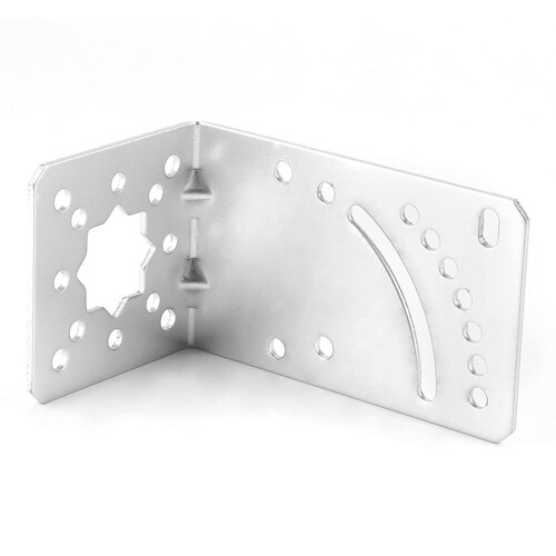 2x morsetto per albero a doppia Antenna V Hardware di montaggio per blocco ganasce Heavy Duty per montaggio su tubo di recinzione per Antenna esterna ombrelloni per asta bandiera  44
