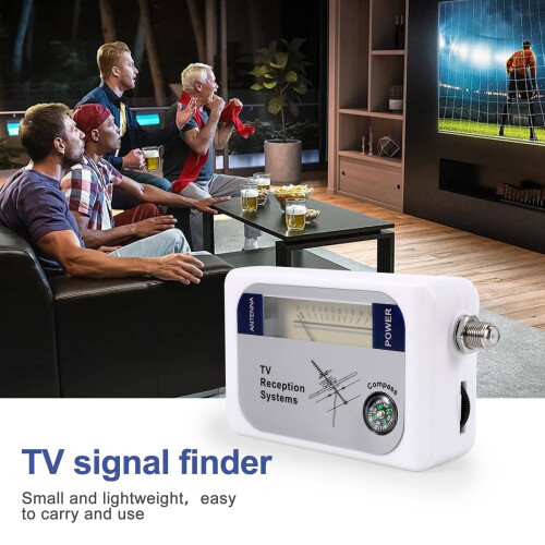 DVB-T Finder Digital TV Antenna Signal Strength Meter White 1