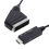 Câble adaptateur audio/vidéo compatible SCART vers TV 5