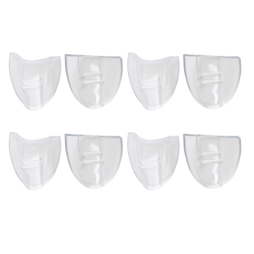 4 pares de gafas con protección lateral transparente. 2