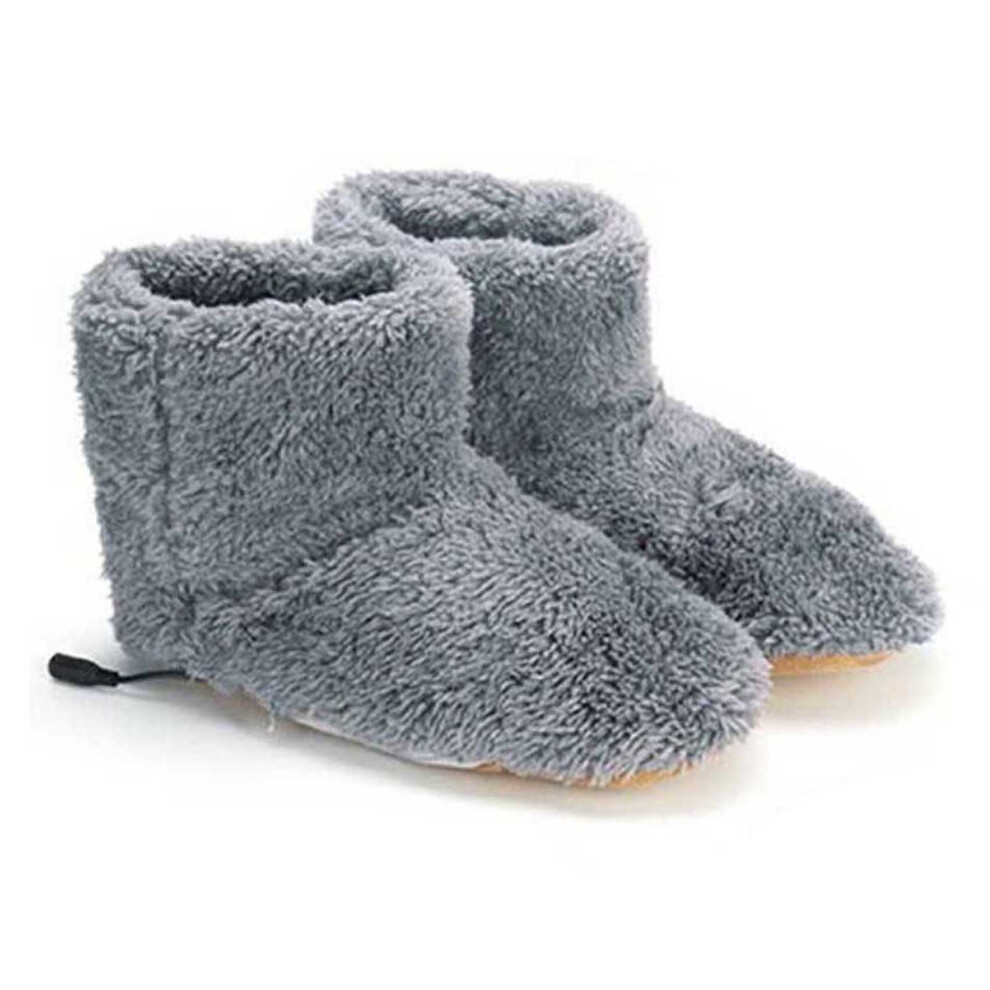 Bez Marki Winter Usb Heater Foot Shoes Electric Shoes Gray