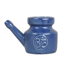350 ml keramische netipot voor neusreiniging, blauw