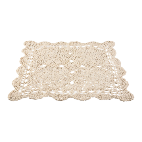 Tablecloths Crochet Square Table Cover Christmas Lace Doilies 2