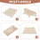 Tablecloths Crochet Square Table Cover Christmas Lace Doilies 7