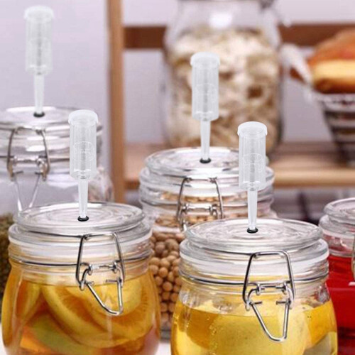Gärverschluss-Set mit 6 Stopfen, Gärverschlüsse 1
