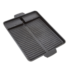 Plaque de cuisson antiadhésive portable pour barbecue, plateau de barbecue pour fêtes
