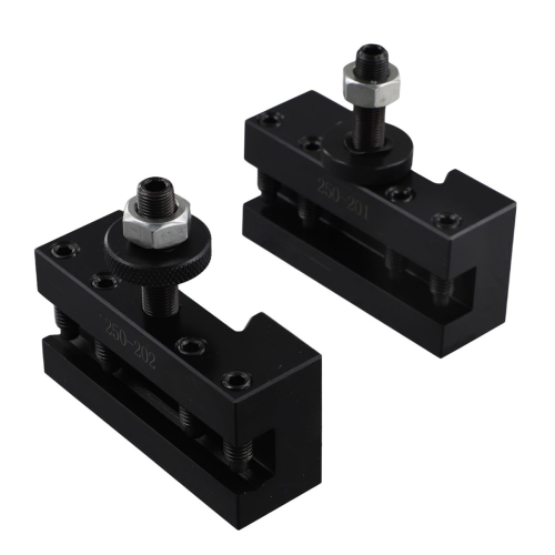 Conjunto de 2 suportes CNC de troca rápida para tornos - 250-201 e 250-202 2