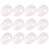 Pacote com 12 Ovos de Páscoa de Espuma de 7,6 cm (3 polegadas) em Formato de Ovo Branco - Bolas para Artesanato 2
