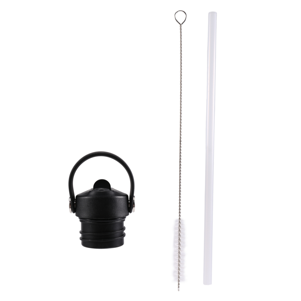 1 Pcs Flexible Handle Top Straw Lid for 18 21 24 Oz