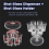 Party Drink Dispenser with 6 Shot Glasses Set - Acrylic Touchless 6