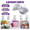 12 Pcs 6 Shapes Bath-Bomb Making for Crafts DIY for Handmade Soaps 2
