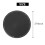 Set of 6 Leather Drink Coasters Round Cup Mat Pad Kitchen Use Black 7