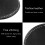 Set of 6 Leather Drink Coasters Round Cup Mat Pad Kitchen Use Black 5