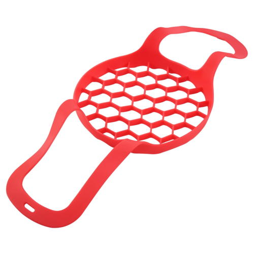 Elevador de cinta de silicone compatível com recipientes de 6 e 8 litros, vermelho 1