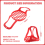 Elevador de cinta de silicone compatível com recipientes de 6 e 8 litros, vermelho 7