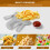 Plastic chipschep, frietschep, laadschep, schep met dubbel handvat 7