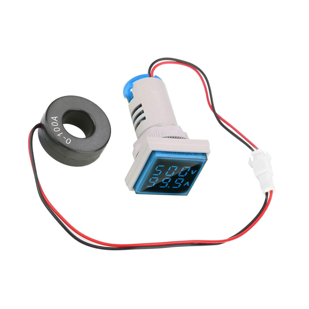Led Digital Display, Ac Voltage Current Measurement Display, High Accuracy, Stable Performance For Industrial Use (Blue) 6276012014944